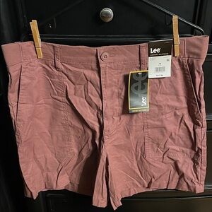 Lee Women’s Comfort Waistband Flat Front Shorts